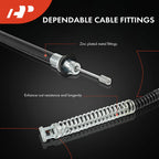 2Pcs Rear Parking Brake Cable for Chevy Silverado 3500 GMC Sierra 3500