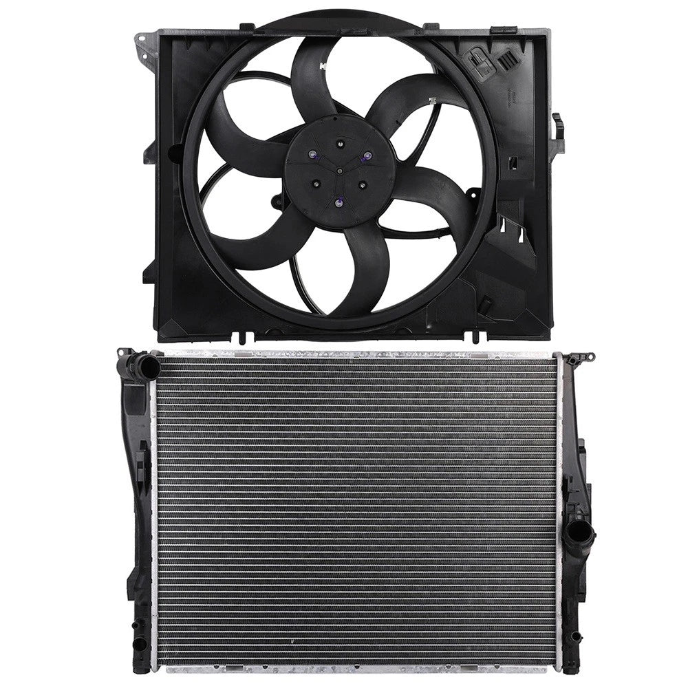 Radiator and Cooling Fan Assembly for BMW 128i (2008–2013)