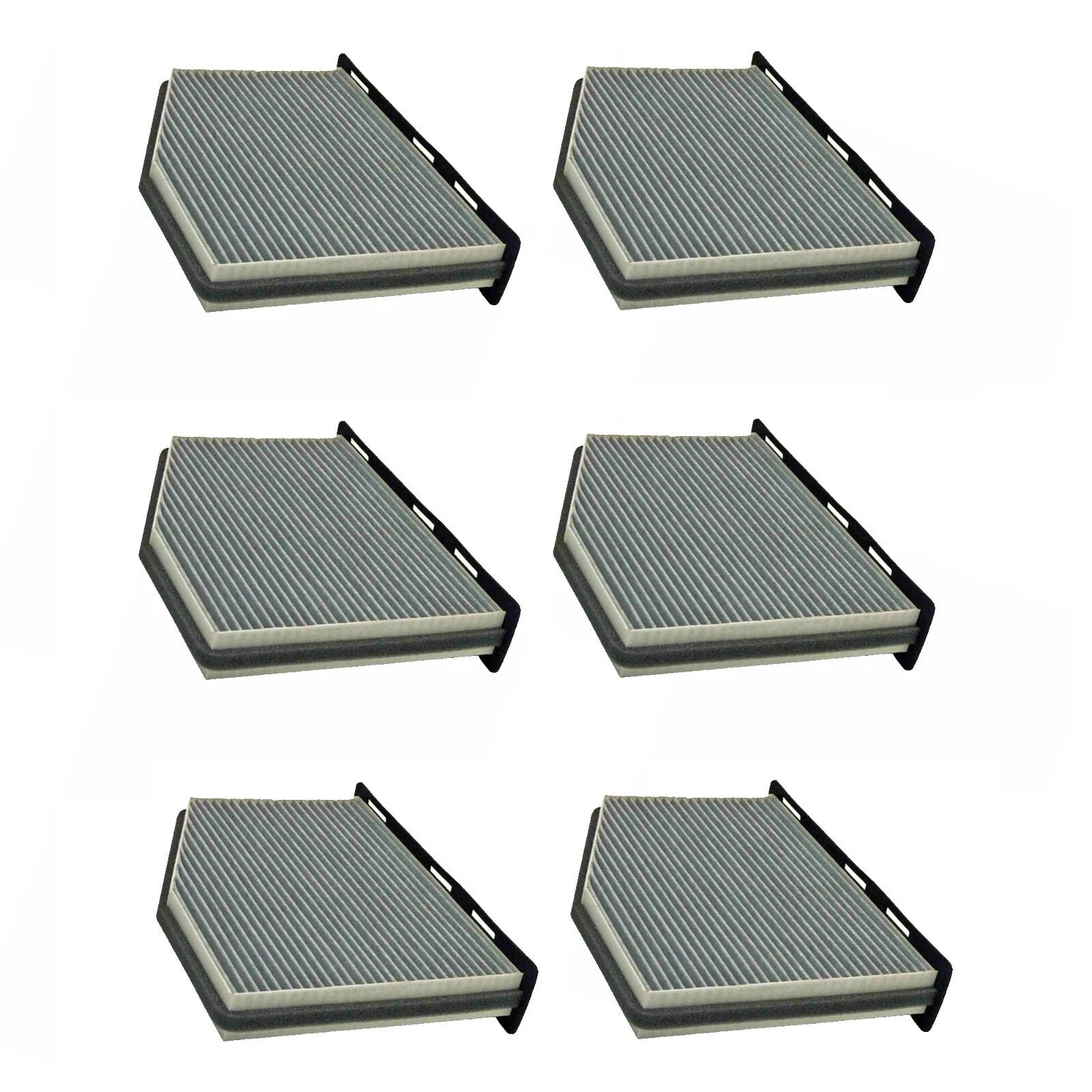 Set of 6 Cabin Air Filters for WIX (Activated Carbon)