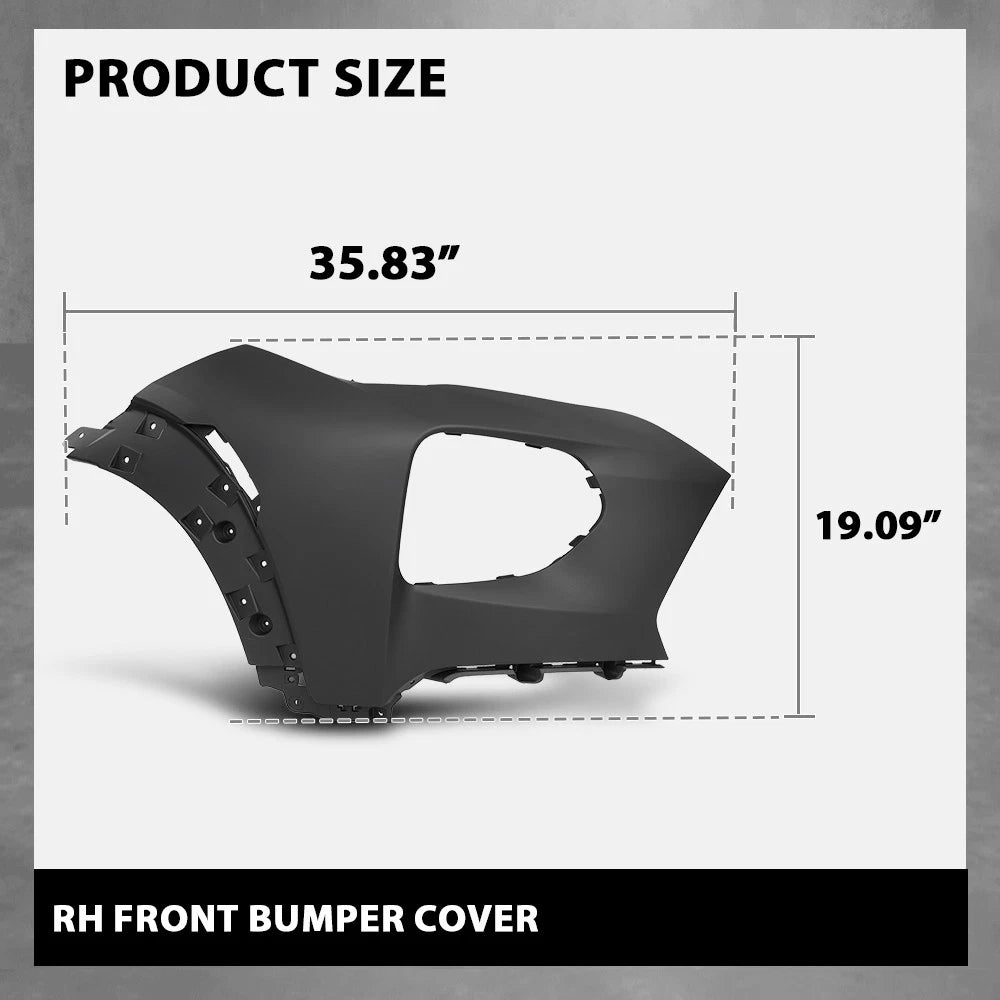Front Upper Bumper Cover for Chevy Trailblazer (2021–2023)