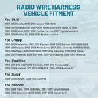 Aftermarket Radio Wiring Harness Plug for Chevy Express 1500/2500/3500 (2008–2015)