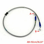 M10 Brake Oil Hose Line with Banjo Fitting for UK Vehicles (90cm/35")
