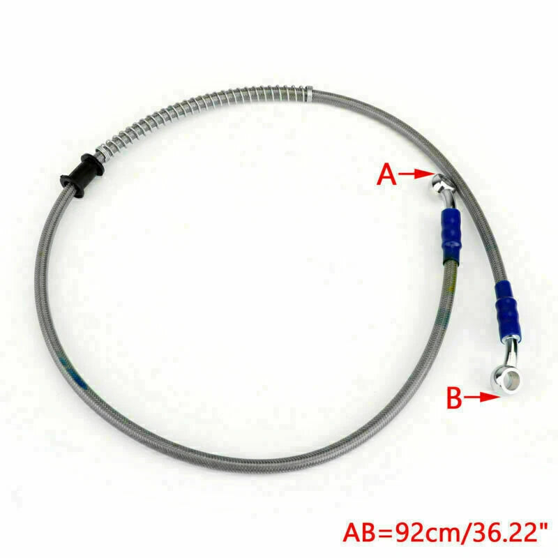M10 Brake Oil Hose Line with Banjo Fitting for UK Vehicles (90cm/35")