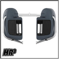 Lower Vented Leg & Crash Bar for Harley Street Road Glide (2014–2024) Gunship Gray