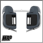 Lower Vented Leg & Crash Bar for Harley Street Road Glide (2014–2024) Gunship Gray