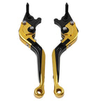 Gold Extendable Brake Clutch Levers for Kawasaki ZX1400 ZX14R ZZR1400 (06-17)