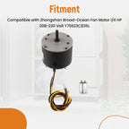 Blower Fan Motor for Zhongshan Broad-Ocean (208-230 Volt)