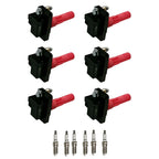 6X Ignition Coil & Spark Plug for Subaru B9 Tribeca (2006-2007)