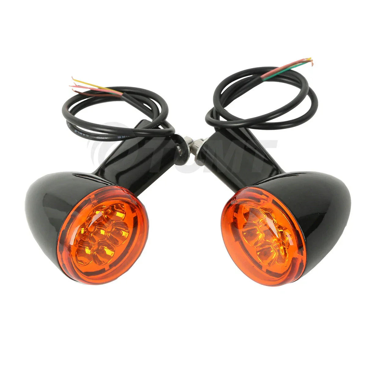 LED Turn Signal Lights w/ Bracket for Harley XL883 XL1200 Sportster (1992-2022)