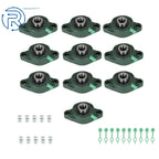 Set of 10 Pillow Block Flange Bearings for UCFL202 (5/8" Bore)