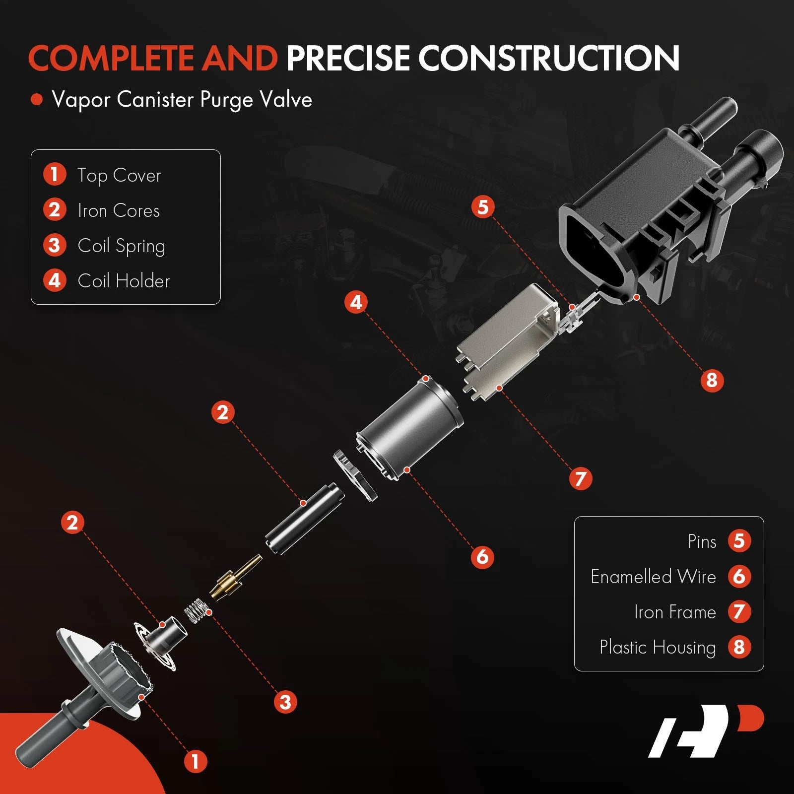 Vapor Canister Purge Valve for Jeep Grand Cherokee WJ (2002–2004)