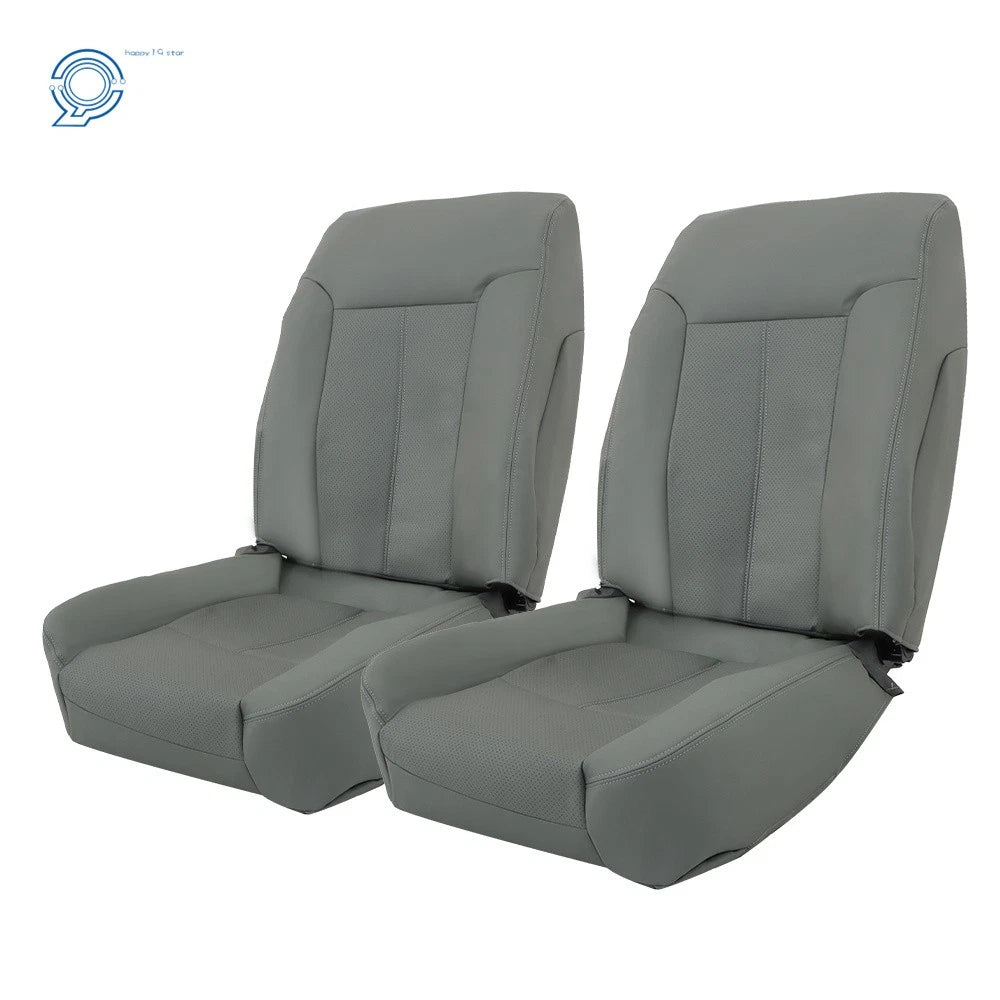 Set of 2 Front Bottom Seat Covers for Ford F250 F350 F450 F550 (2011–2016)
