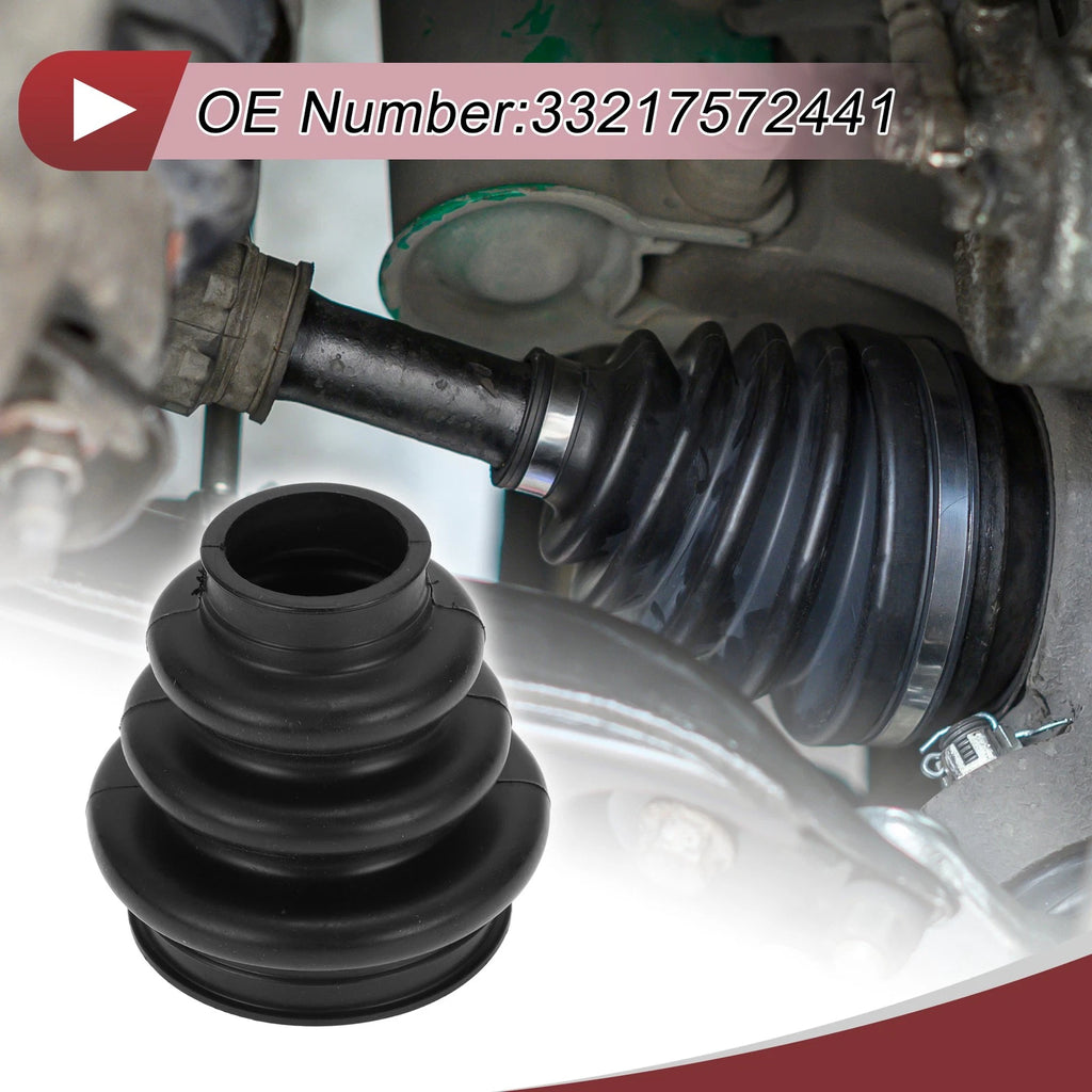Outer CV Joint Boot Kit with Clamps for BMW 525i (2006–2007) - 33217572441