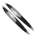 Headlight Eyebrow Eyelid Cover Trim for VW Golf MK4 (1997–2005) Carbon Fiber Black