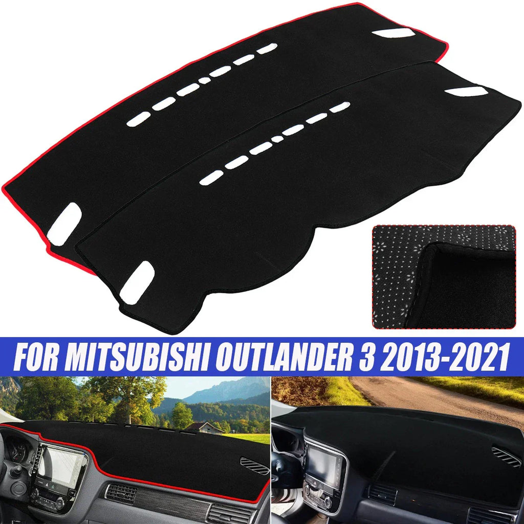 Dashboard Pad Dash Mat Anti-Sun Cover for Mitsubishi Outlander 3 (2013–2021)