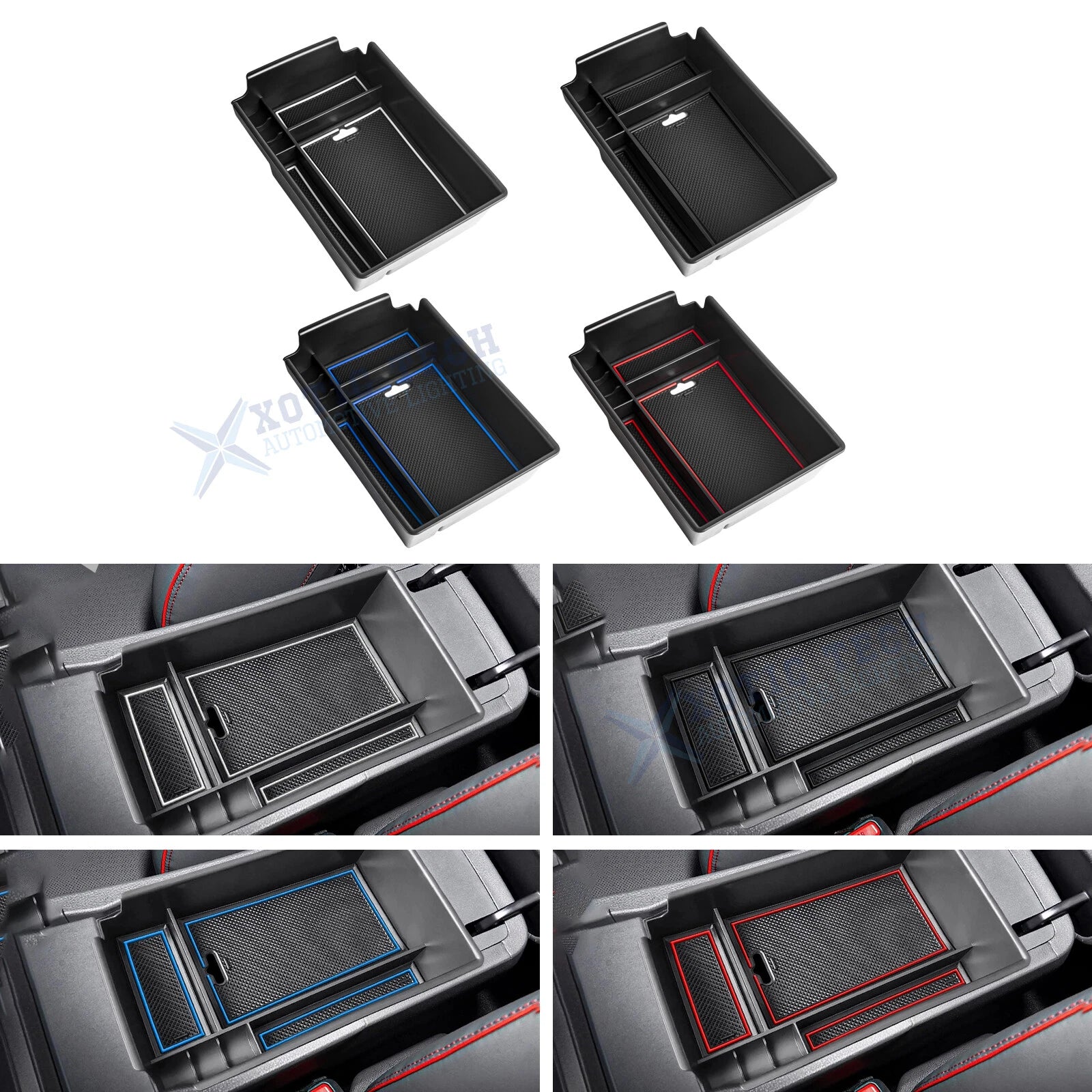 Armrest Box Insert Storage Organizer for Hyundai Sonata N-Line/Limited (2020–2023)