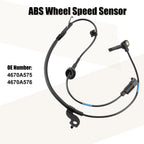 Set of 2 Front Left Right ABS Sensors for Mitsubishi Lancer (2008–2017) 4670A575 4670A576