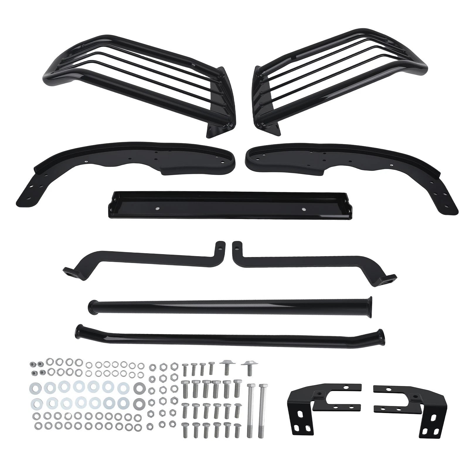 Front Bumper Bull Bar Guard for Toyota Tacoma (2005–2015) Black Powder Coated