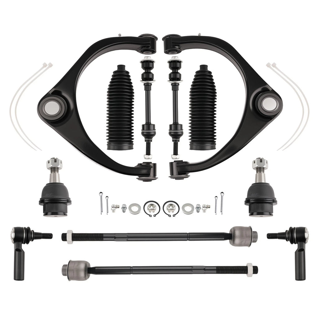 Front Control Arms with Ball Joints and Tie Rods for Dodge Ram 1500 (2009-2012)
