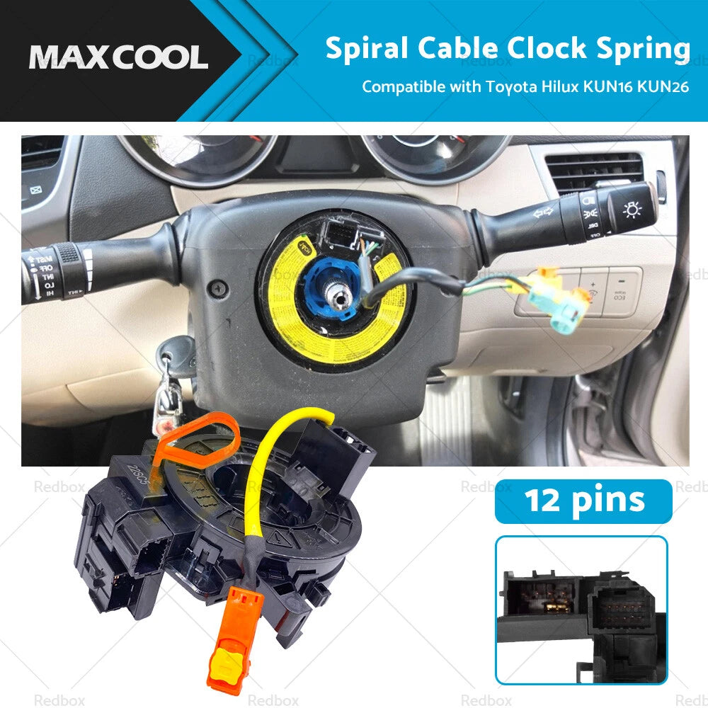 Spiral Airbag Clock Spring for Toyota Hilux SR SR5 (2004–2015) 84307-0K020