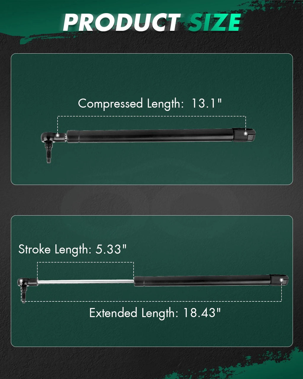 6Pcs Lift Supports for Jeep Grand Cherokee (1999–2004)