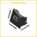 2X Driver Window Switch Repair Button Cap for Mercedes ML GL (2006–2012)