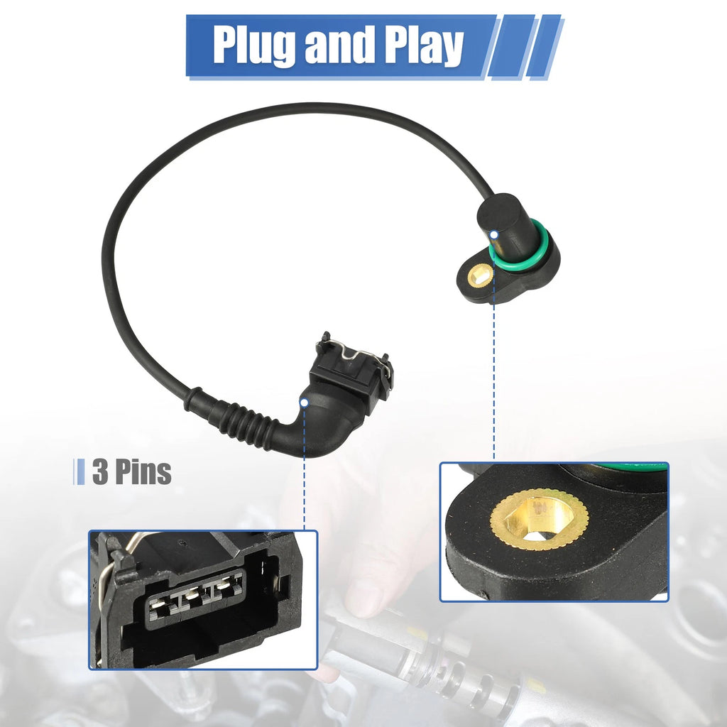2X Engine Camshaft Position Sensor for BMW X5 E53 E38 Z8 7 Series (1999–2006)