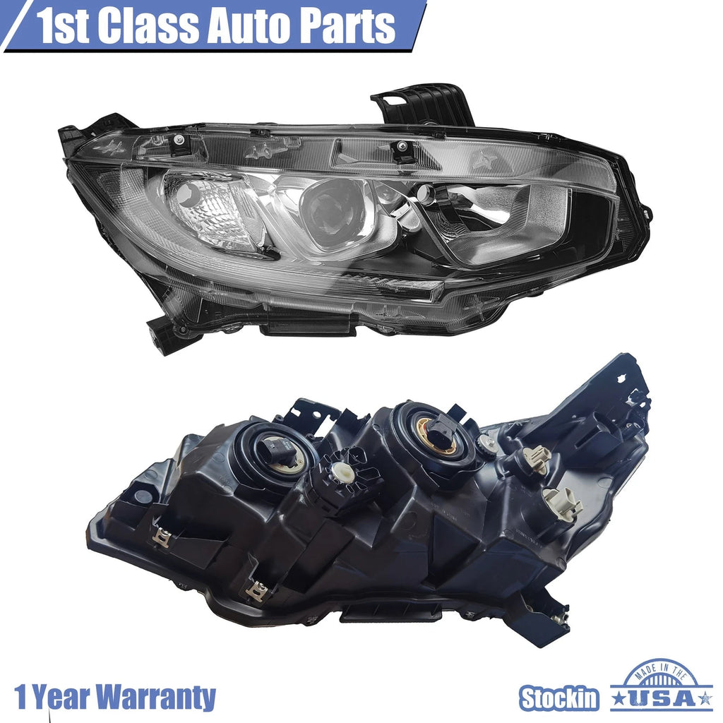 LED DRL Headlight Lamp Right Side for Honda Civic (2016-2021)