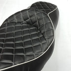 2X Diamond Stitch Seats for Harley Road King Street Glide (2007–2015)