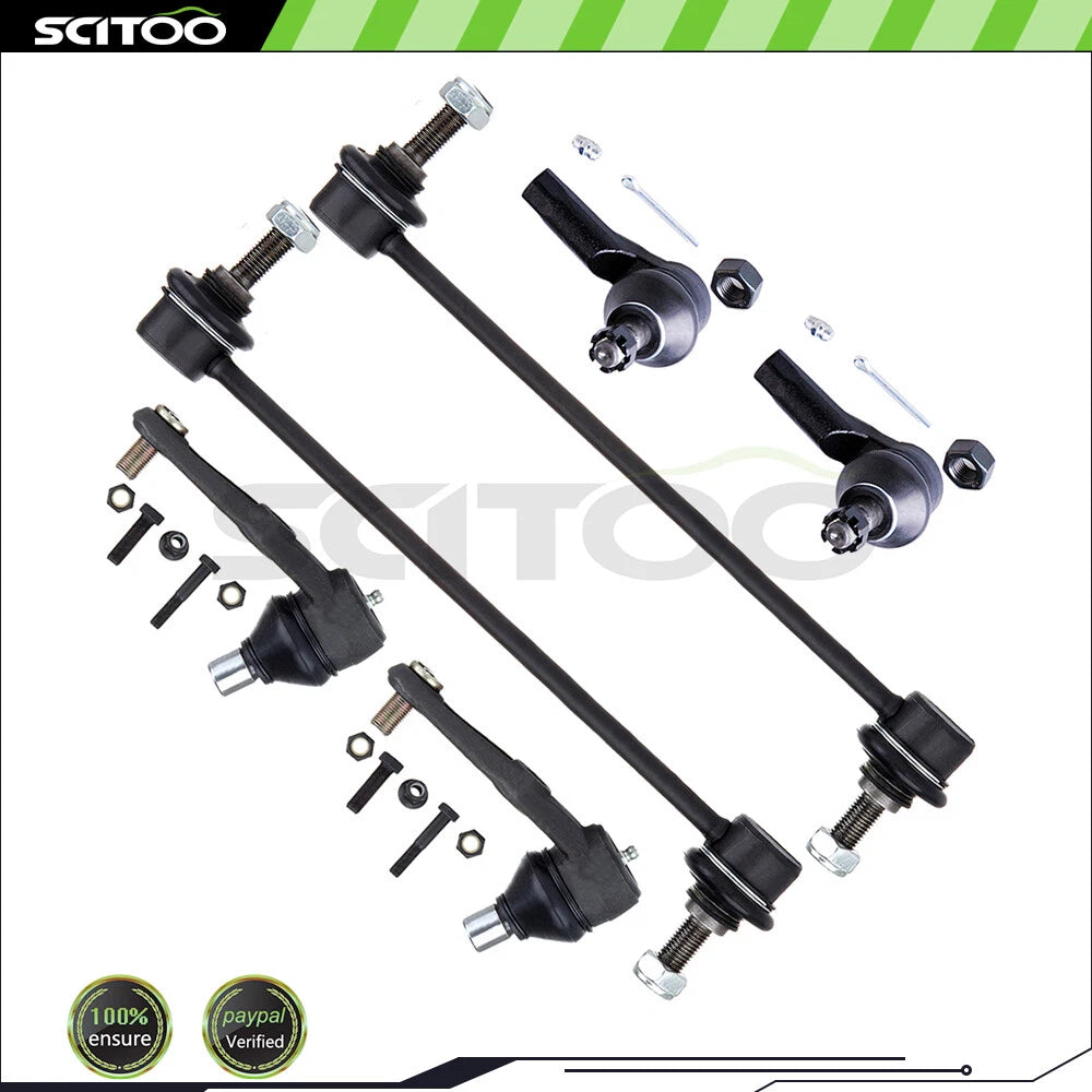 Front Lower Tie Rod End Ball Joint Suspension Kit for Mazda Protege (1995–1998)