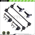 Front Lower Tie Rod End Ball Joint Suspension Kit for Mazda Protege (1995–1998)