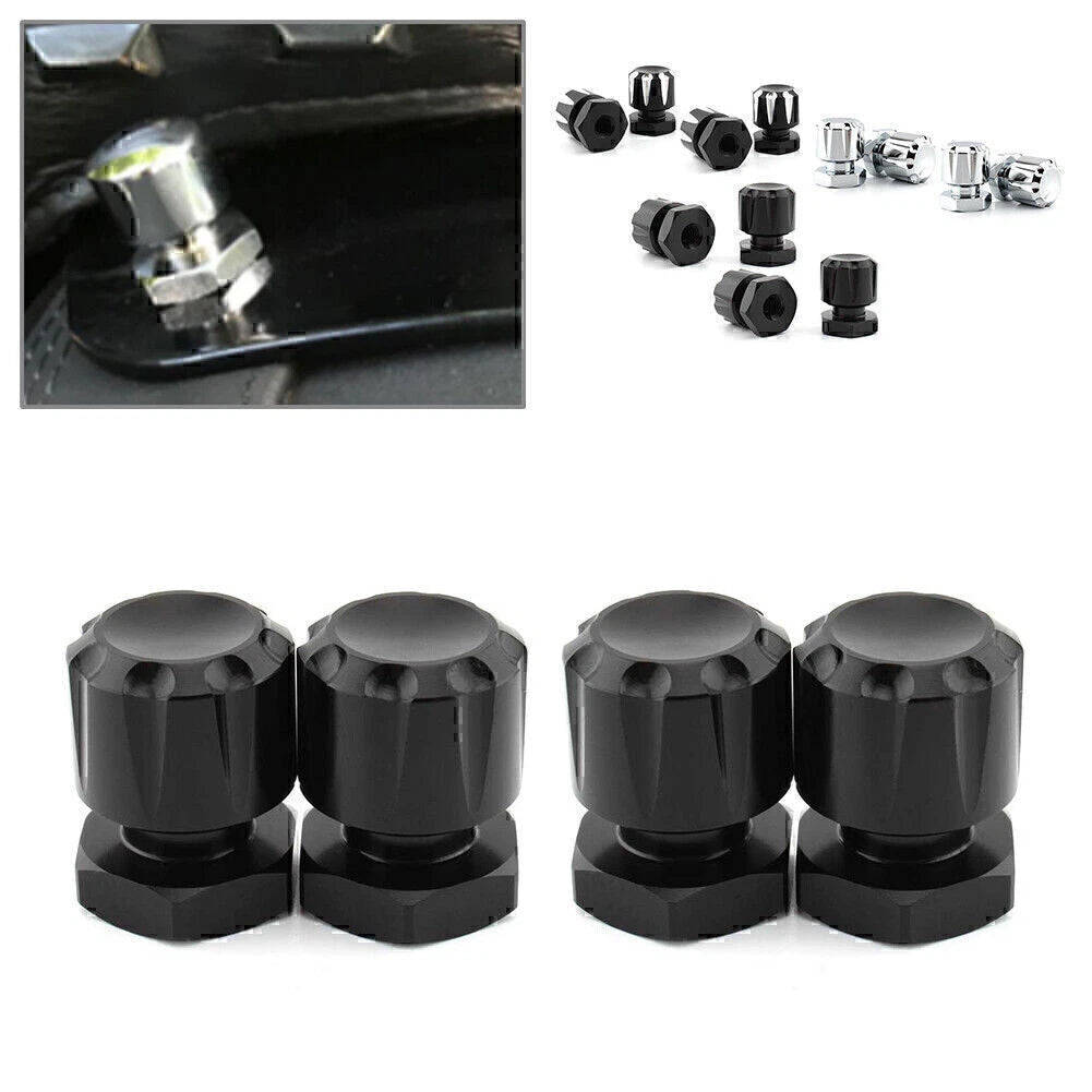 Set of 4 Mounting Nuts Bolts for Harley Road King, Road Glide, Softail, Fat Boy