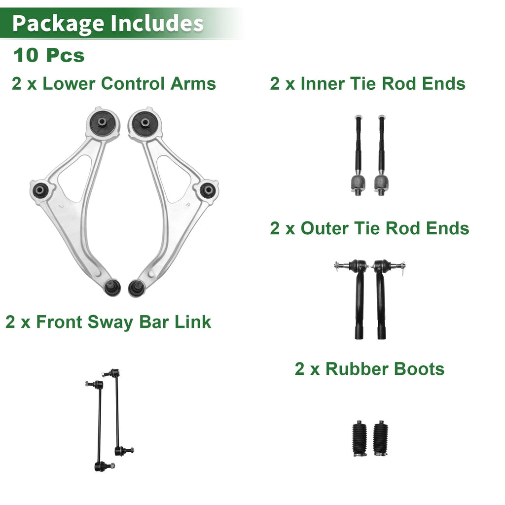 Set of 10 Front Stabilizer Bar Links for Nissan Maxima 