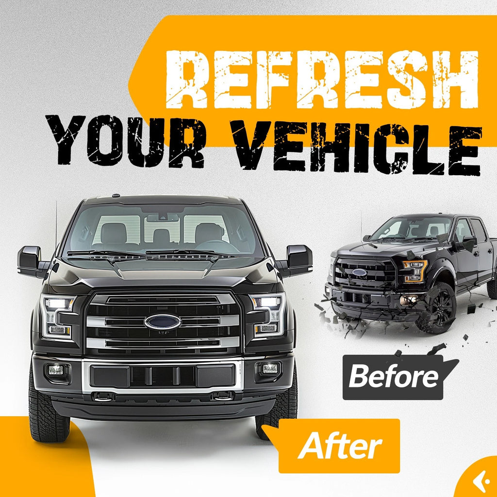 Front Bumper Face Bar for Ford F-150 (2015–2017) with Fog Light Holes