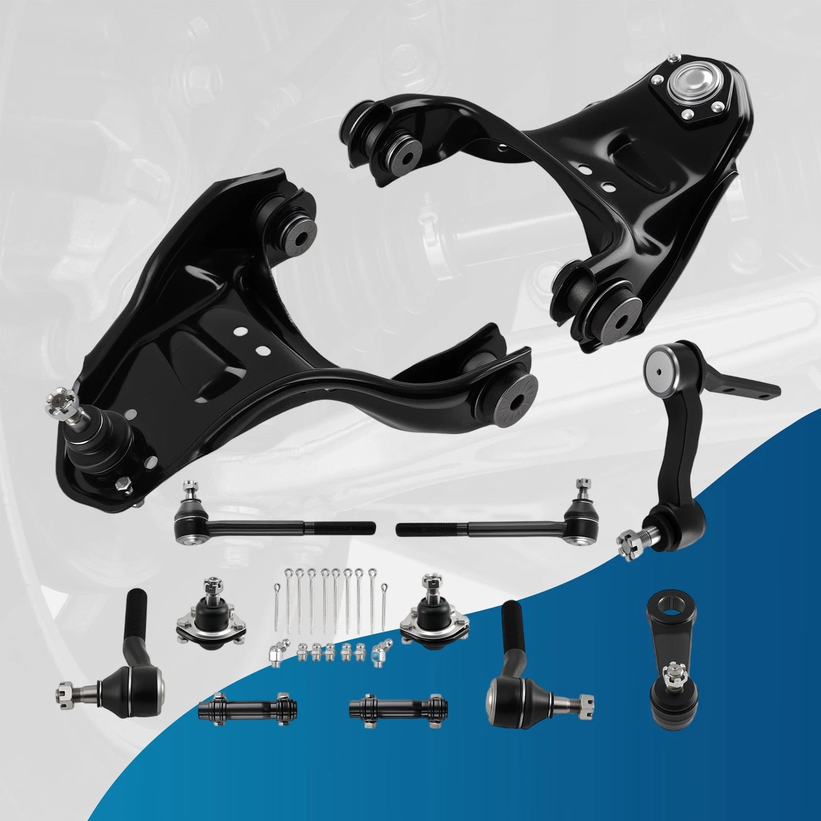 12x Front Upper Control Arm Pitman Idler Arm for Chevy Blazer S10 (1998–2005)