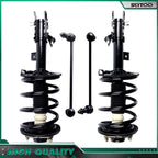 Front Complete Struts + Stabilizer Sway Bar End Link for Nissan Quest (2004–2009)