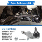 2X Front Lower Ball Joints for Toyota Camry (2002–2006) No.K90346/K90347