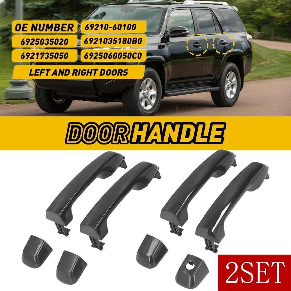Set of 2 Exterior Door Handles for Toyota 4Runner (2010–2014)