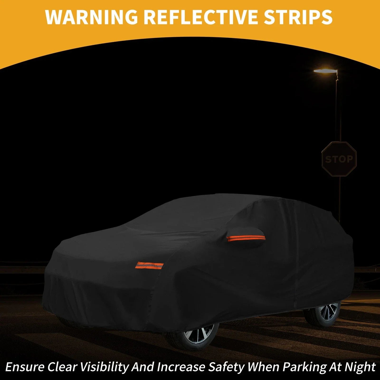 Waterproof All Weather Car Cover for Lexus RX (2016-2023) - Black 190T-PU