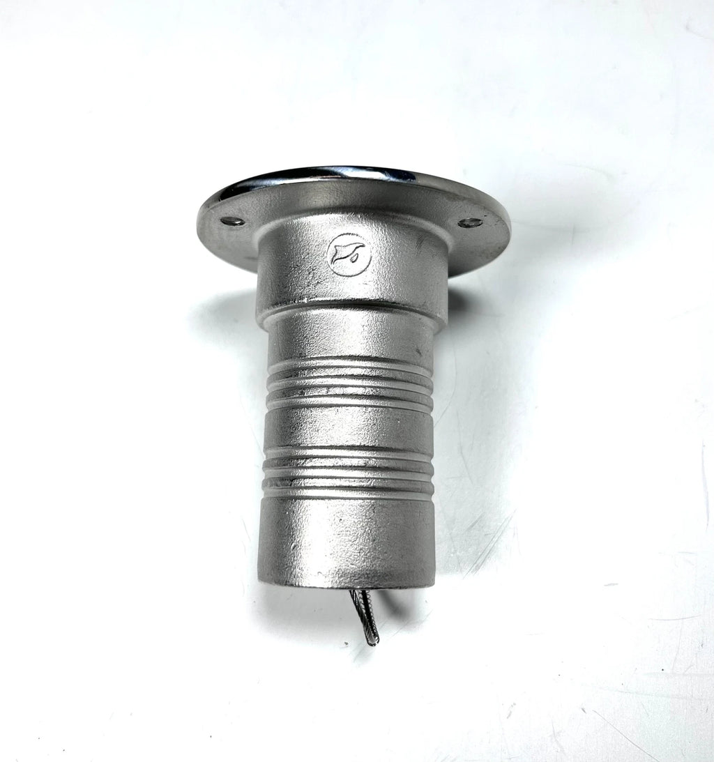 3'' Stainless Steel Deck Fill Thru Hull Waste Port for Marine Boats