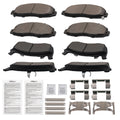 Set of 4 Ceramic Brake Pads for Ford F-150 (1999–2004) P679 P879