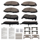 Set of 4 Ceramic Brake Pads for Ford F-150 (1999–2004) P679 P879