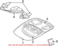 Genuine OEM Dome Light for Dodge Ram 3500 (2010–2018) 5JG58BD1AD