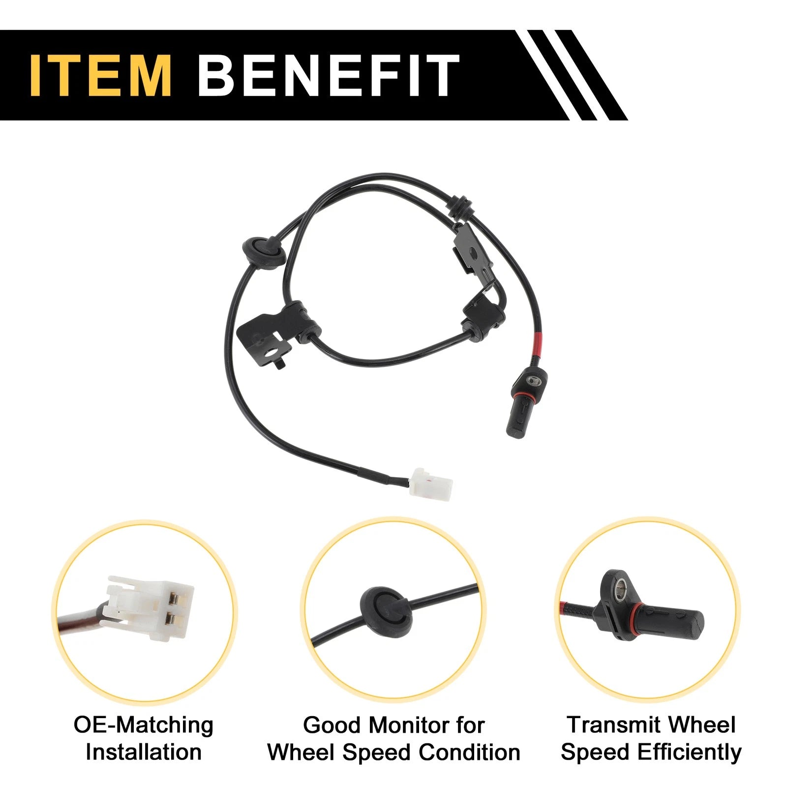 ABS Wheel Speed Sensor No. 95681A4300 for Kia Carens (2013–2015) Rear Right