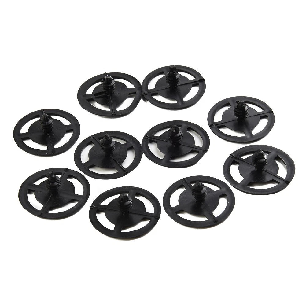 Set of 10 Hood Insulation Retainer Clips for Nissan (Fits 65832-F5000, 65846-30F00)