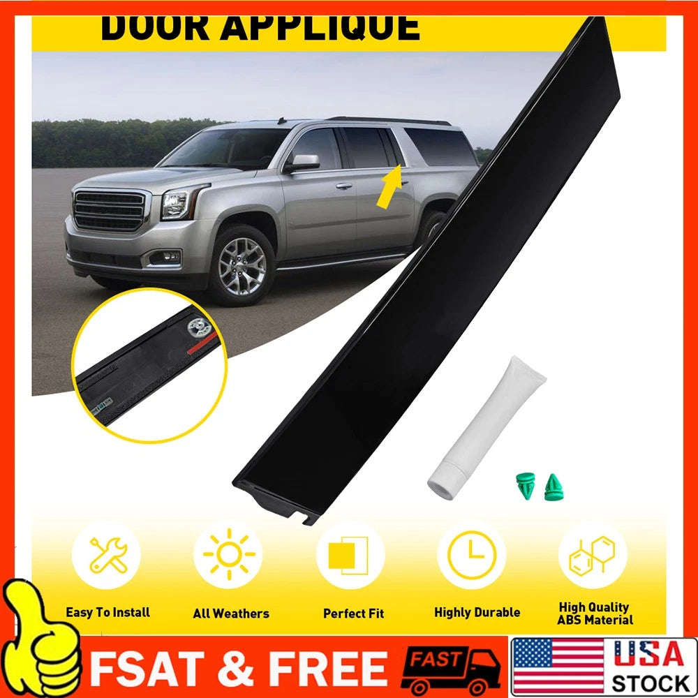 Rear Left Door Molding Trim for Chevy Suburban Tahoe (2015â2018)