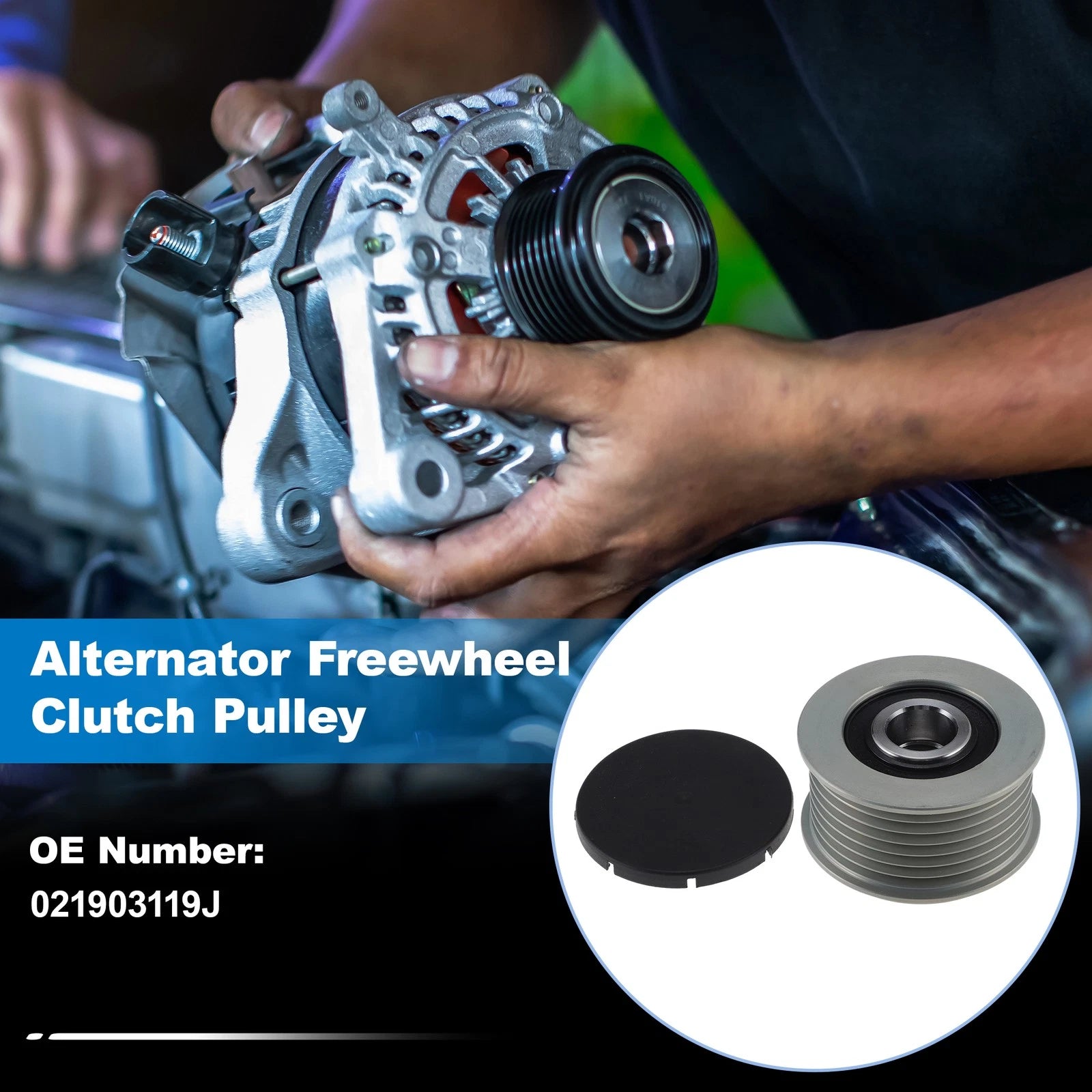 Alternator Freewheel Clutch Pulley 021903119J for Audi Q7 (2007–2010)
