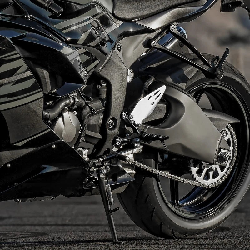 Footpegs Set of 2 for Kawasaki Ninja ZX6R (2019–2025) Sand Black