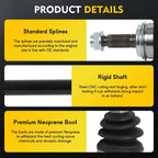 CV Axle Shaft Assembly for Honda Ridgeline, Acura MDX (2016–2024)