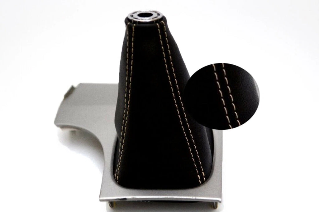 Leather Manual Shift Boot Cover for Toyota Camry (2007–2011) Beige Stitch